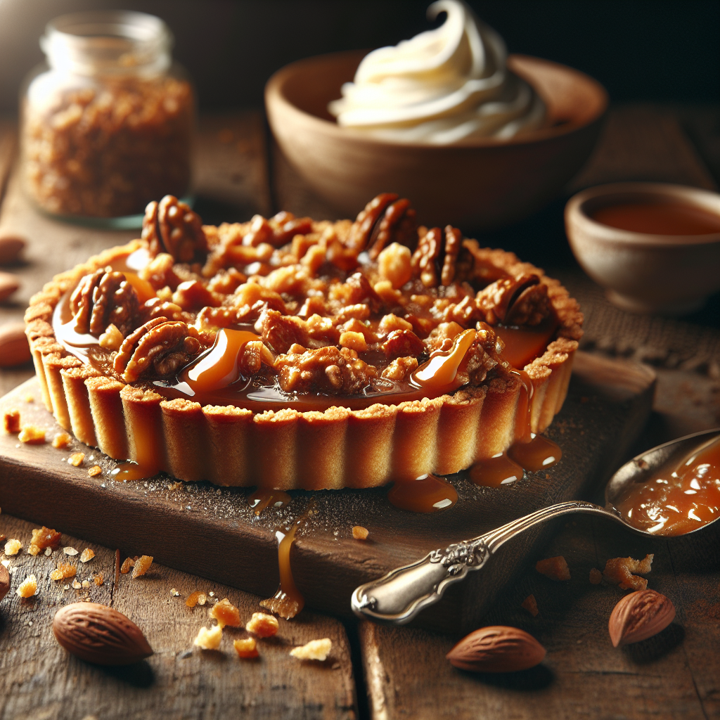 Nutty Caramel Crunch Tart