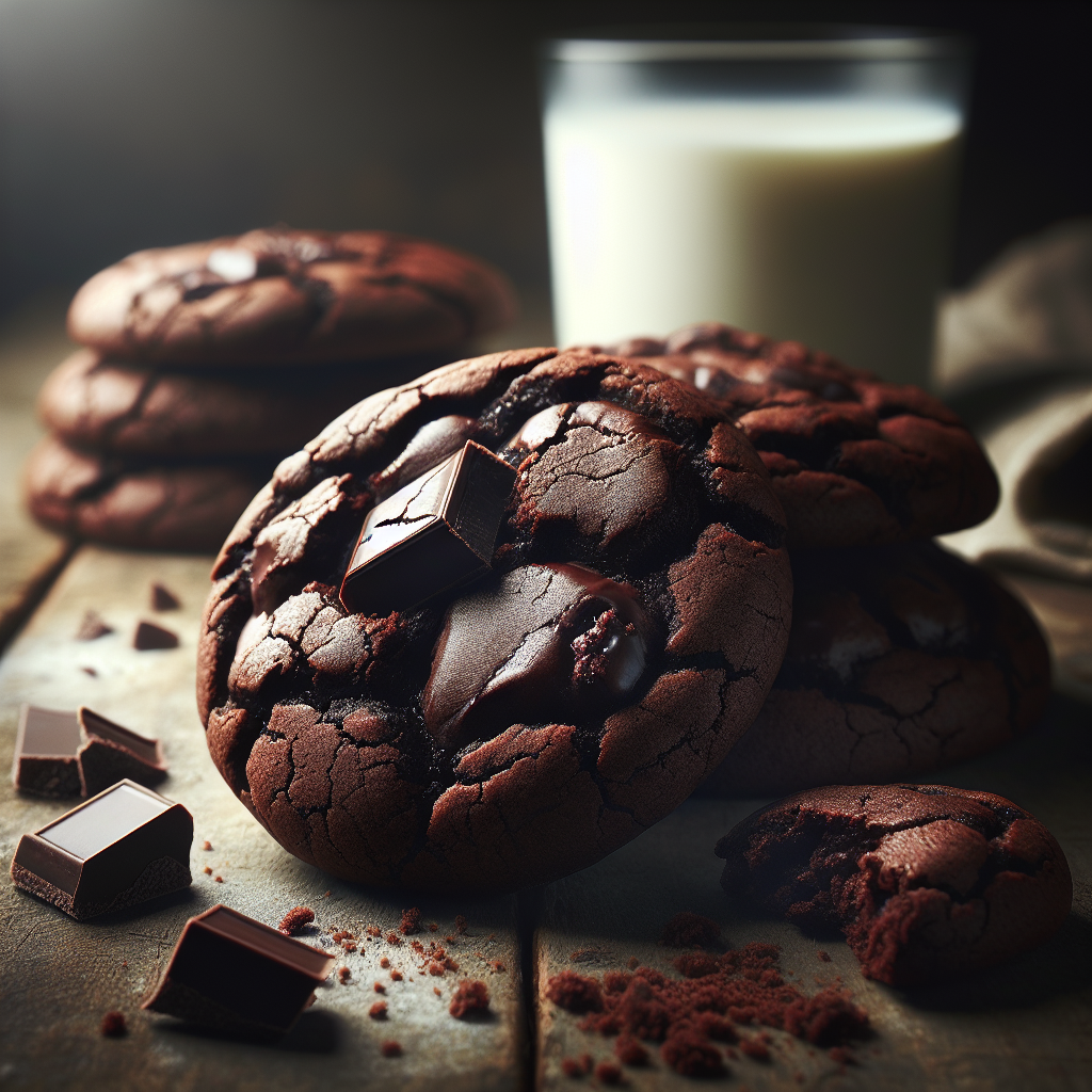 Dark Chocolate Decadence Cookies