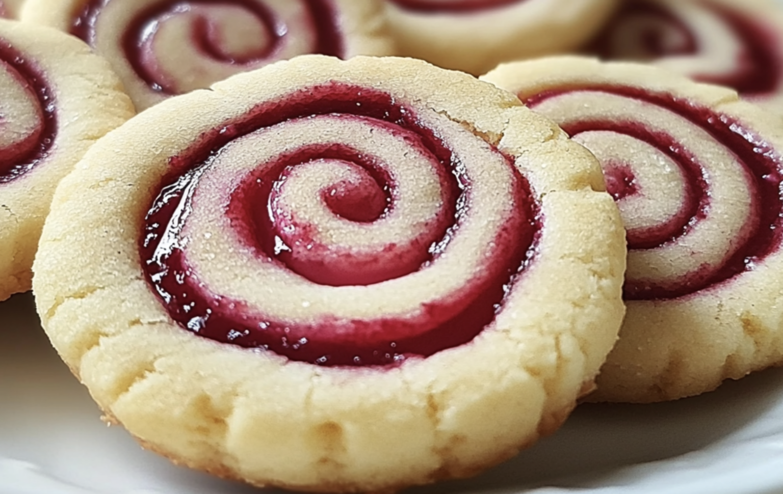 Raspberry Swirl Shortbread Cookies – Beth's Quick Bites