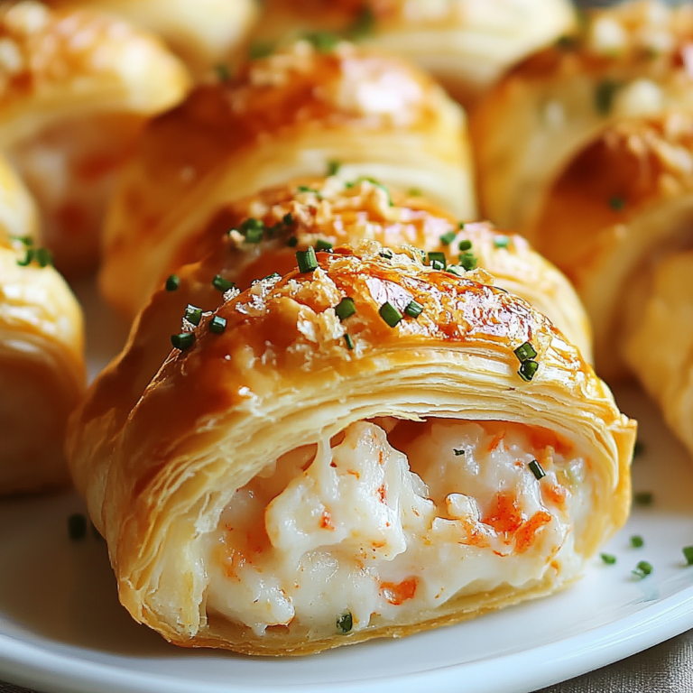 Crab Cheese Stuffed Crescent Puffs Beth #39 s Quick Bites
